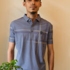 Premium Chinese Polo Shirt Purple