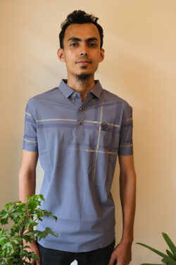 Premium Chinese Polo Shirt Purple