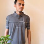 Premium Chinese Polo Shirt Grey