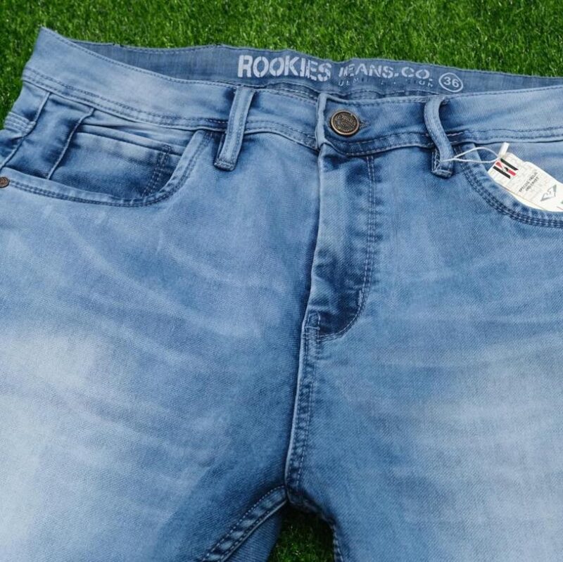 ROOK//IES -MBD1924 PREMIUM Knit Denim Men's Jeans - Image 3
