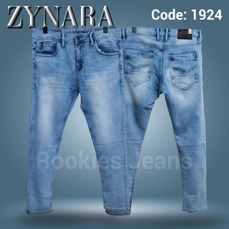 ROOK//IES -MBD1924 PREMIUM Knit Denim Men's Jeans - Image 2