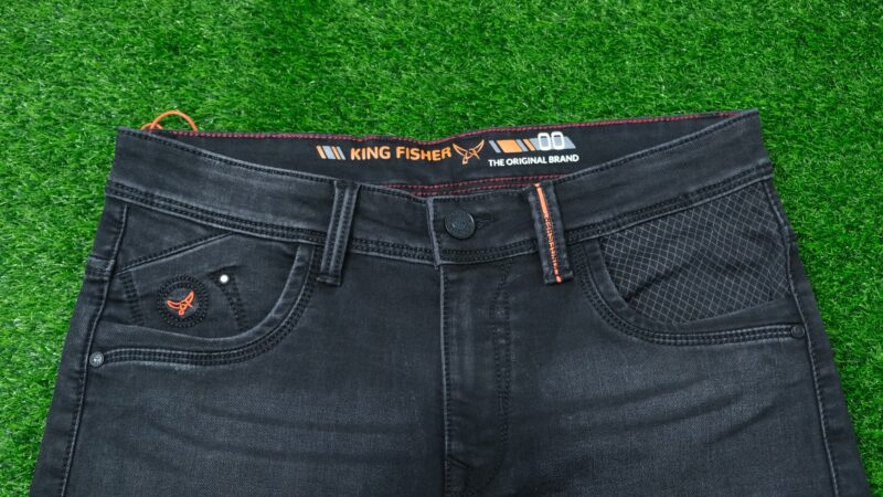Kingfisher Black Pants K037 – Classic Fit, Premium Stretch Fabric - Image 10