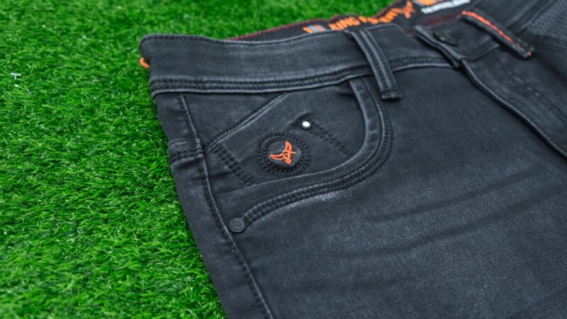 Kingfisher Black Pants K037 – Classic Fit, Premium Stretch Fabric - Image 8