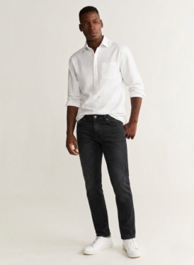 Slim Fit Denim Jeans A40 – Classic Stretch Comfort, Modern Style