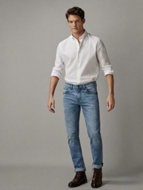 Discovery Premium Knit Denim Pants 3024MBD – Stretch Comfort with Classic Look