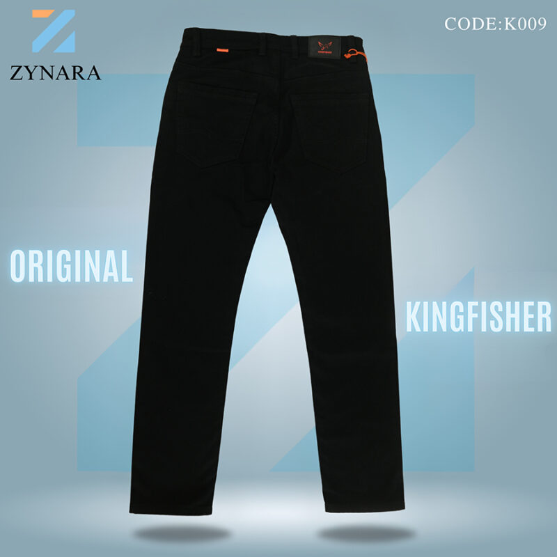 Original Kingfisher Black Pants MBD0924  – Bold Look, Everyday Comfort - Image 2