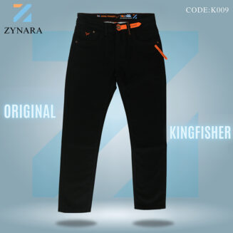 Original Kingfisher Black Pants MBD0924  – Bold Look, Everyday Comfort