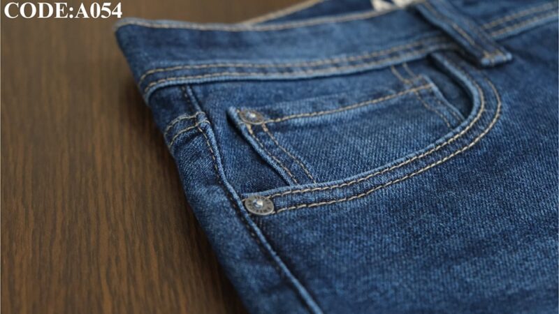 Premium Stretch-Fit Denim Pants for Men A054 – Classic Style, All-Day Comfort - Image 10