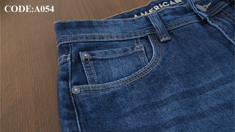 Premium Stretch-Fit Denim Pants for Men A054 – Classic Style, All-Day Comfort - Image 4