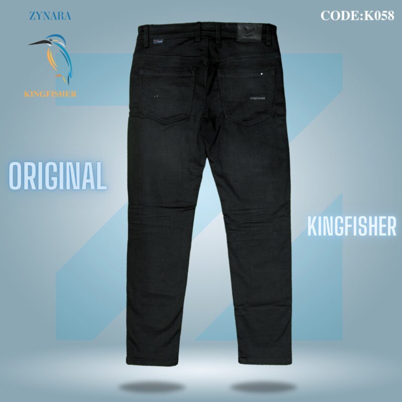 Kingfisher Black Pant K058 – Sleek, Stylish & Ready for Any Occasion - Image 3