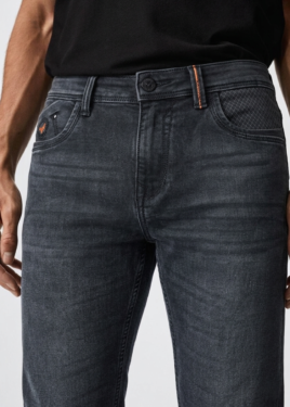 Kingfisher Black Pants K037 – Classic Fit, Premium Stretch Fabric