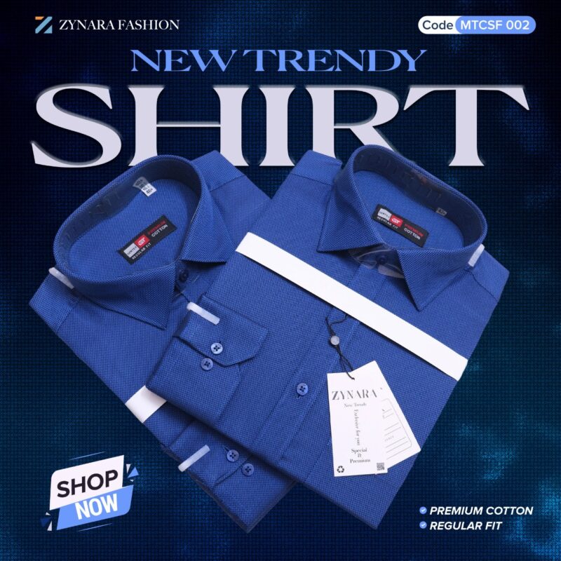 Bd Mens Limited Edition Premium Formal Shirt 100 Count Royal Blue