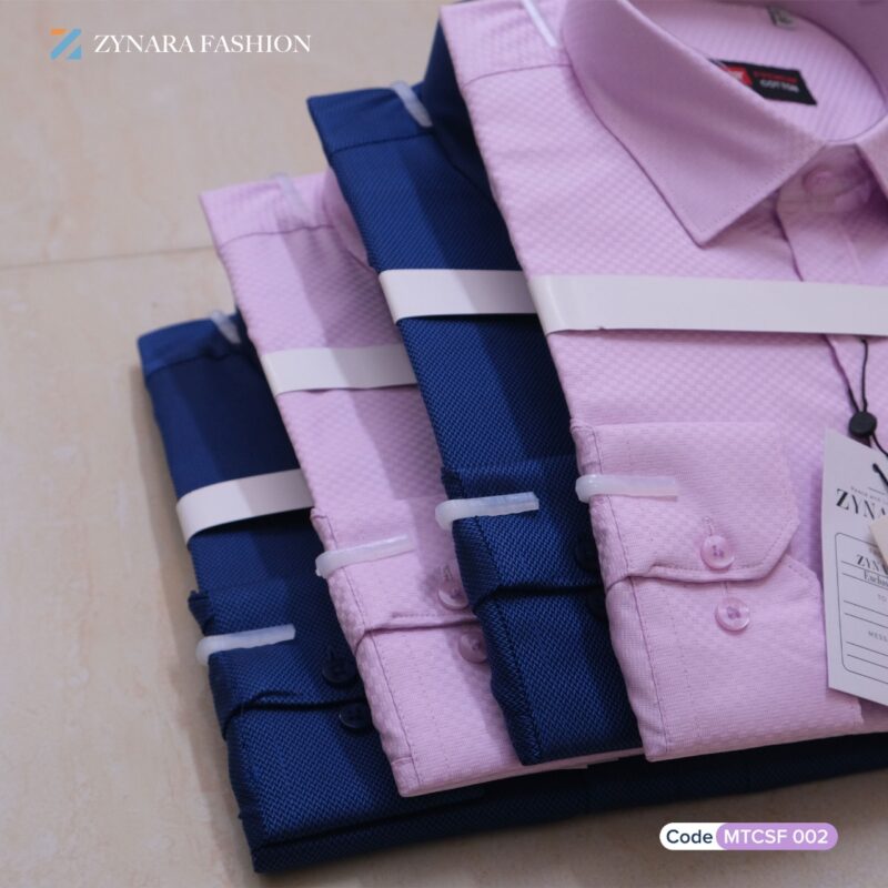 Bd Mens Limited Edition Premium Formal Shirt 100 Count Royal Blue - Image 3