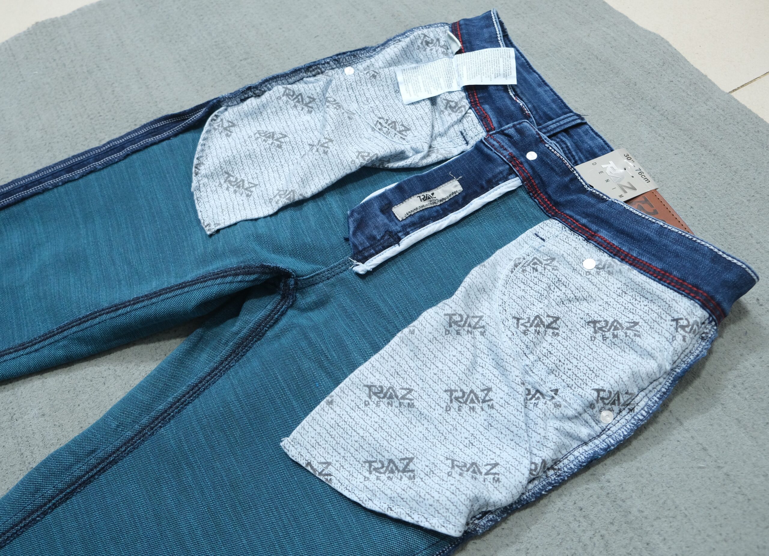 Zynara TRAZ Slim Fit Blue Denim Jeans for Men – Soft Stretch, Clean Wash & Everyday Flex CODE-T097 - Image 10