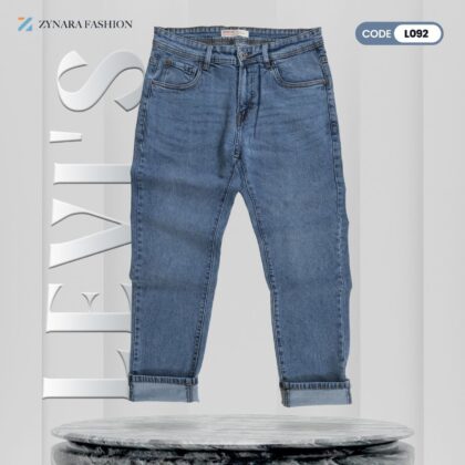 Zynara Levi’s Style Light Blue Denim Jeans for Men – Classic Fit, Everyday Comfort & Premium Craft CODE-L092