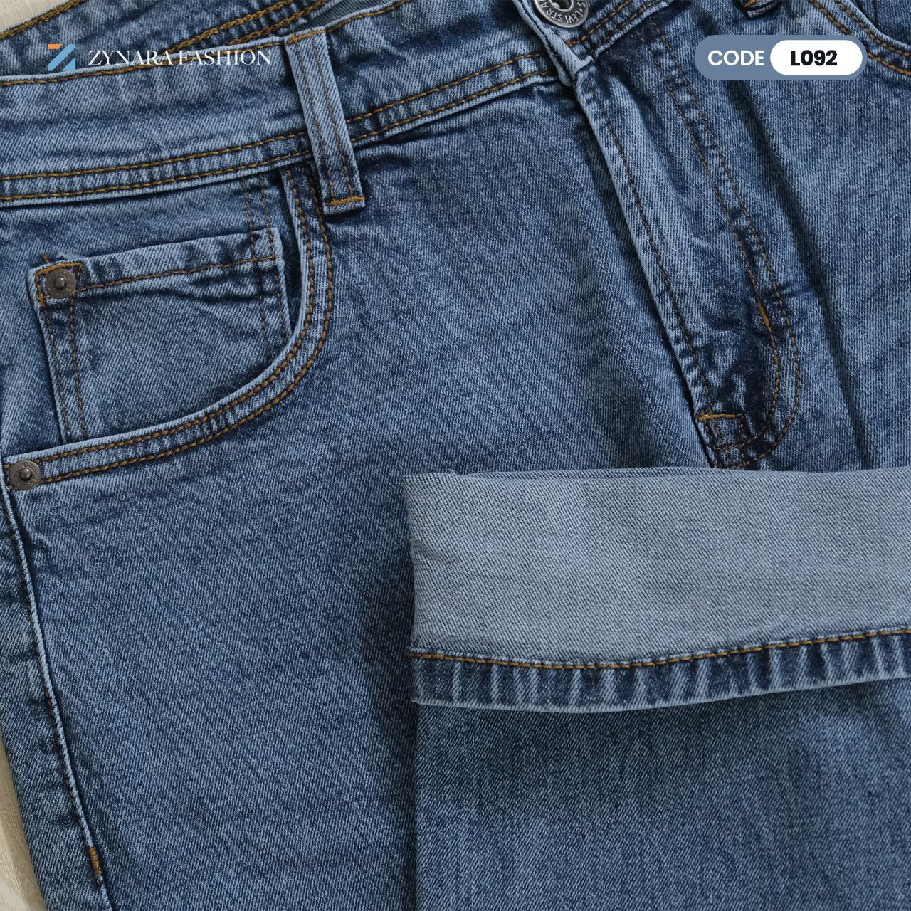Zynara Levi’s Style Light Blue Denim Jeans for Men – Classic Fit, Everyday Comfort & Premium Craft CODE-L092 - Image 6
