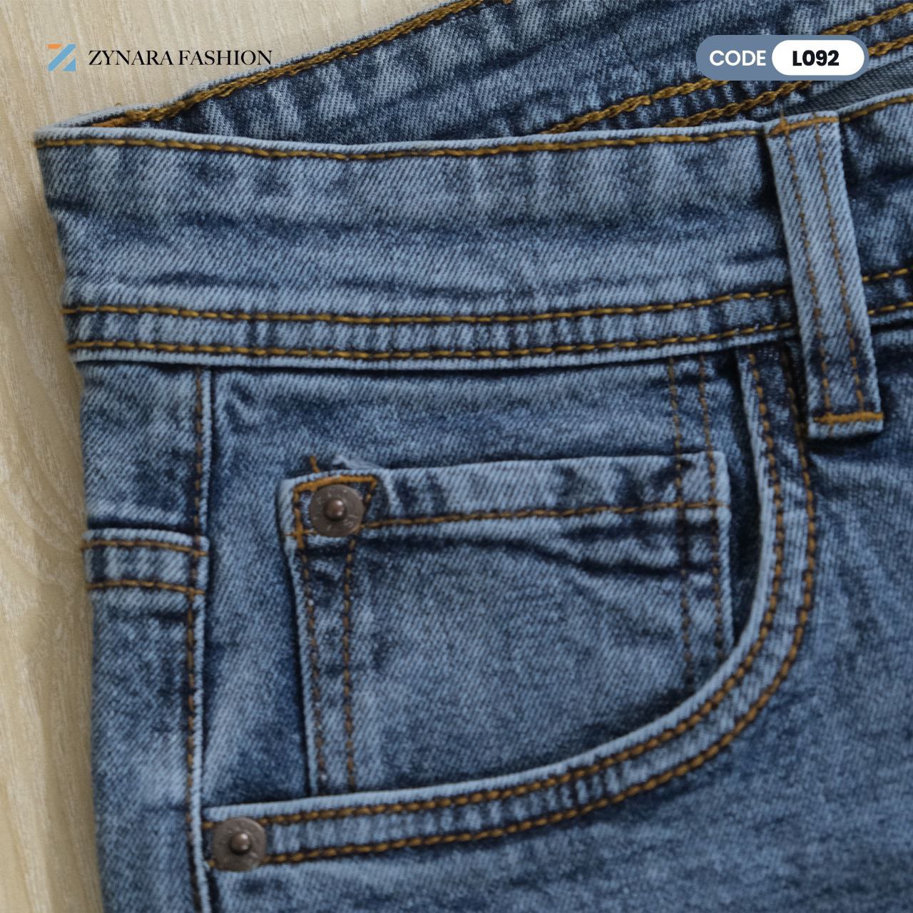 Zynara Levi’s Style Light Blue Denim Jeans for Men – Classic Fit, Everyday Comfort & Premium Craft CODE-L092 - Image 4