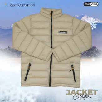 Stay Warm with ZYNARA Beige Puffer Jacket – Premium Quality for Every Season | CODE - MJT001