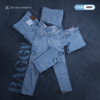 ZYNARA Premium Baggy Denim Jeans – Relaxed Fit & Effortless Style Code - JO101