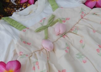 Tulip Charm Layered Dress । BGT008