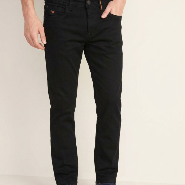 Jet Black Slim Fit Denim Bangladesh Jet black slim fit denim pant CODE-K109 jet black denim pant