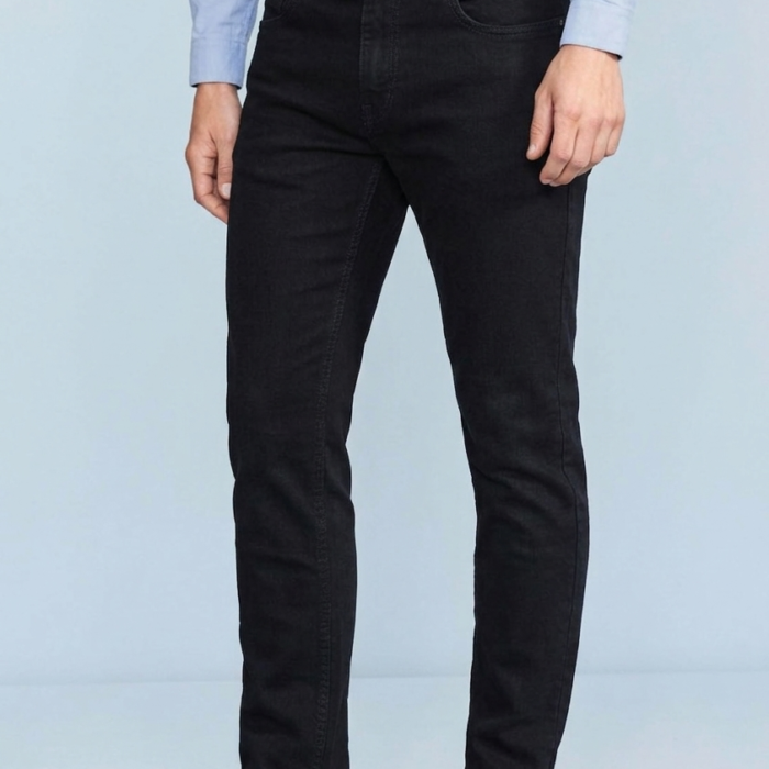 Gemini_Generated_Image_314dvf314dvf314d Black slim fit denim pant for men CODE-O110