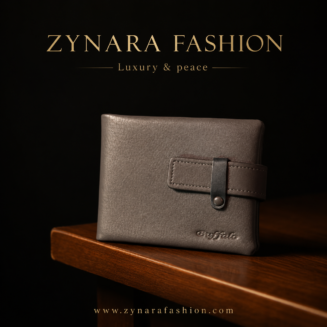 Buffalo grey strap wallet for men